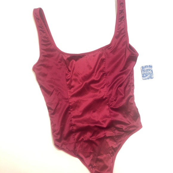 Free People Other - Free People Thong Bodysuit magenta